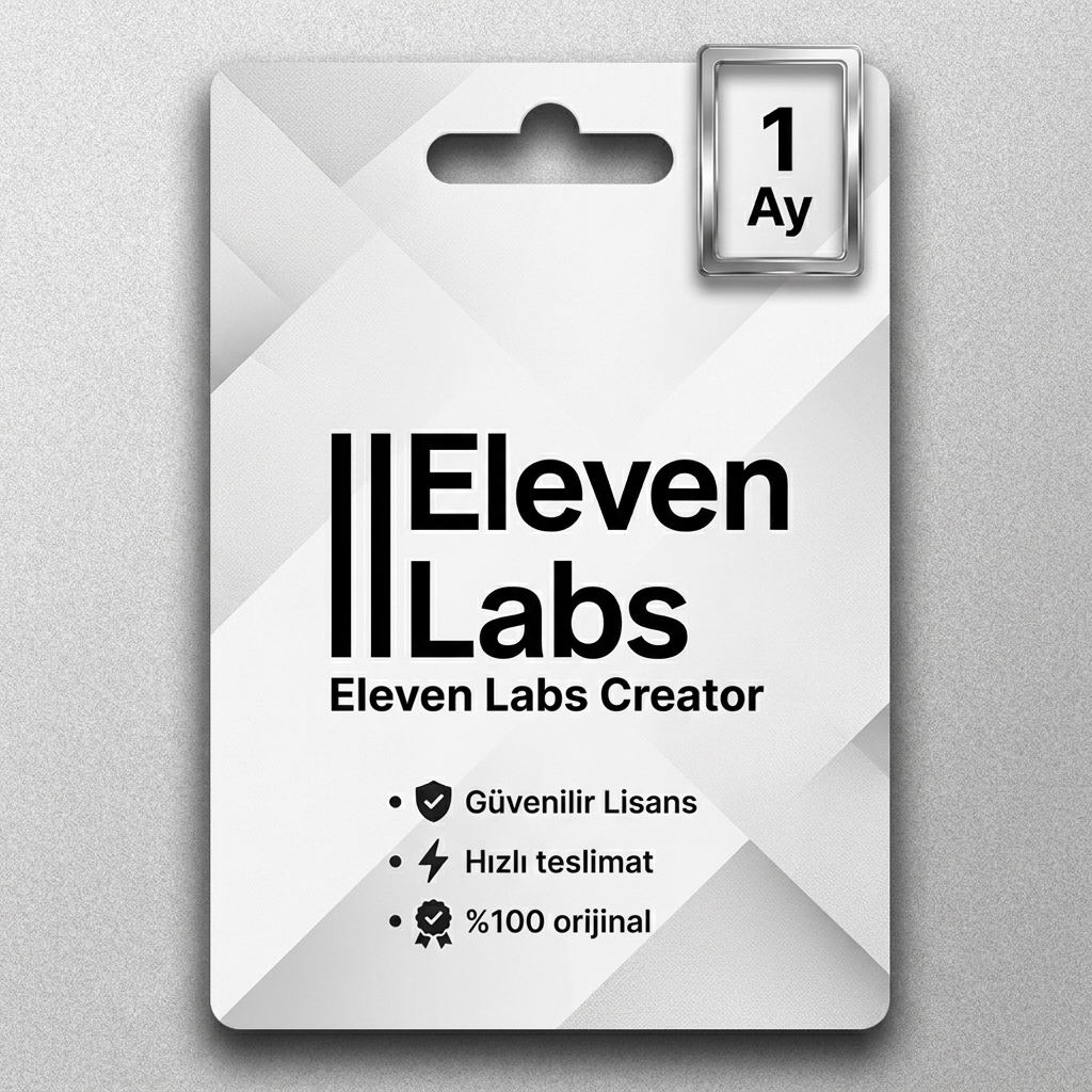 Elevenlabs Creator 30 Günlük - Garanti 14 Gün