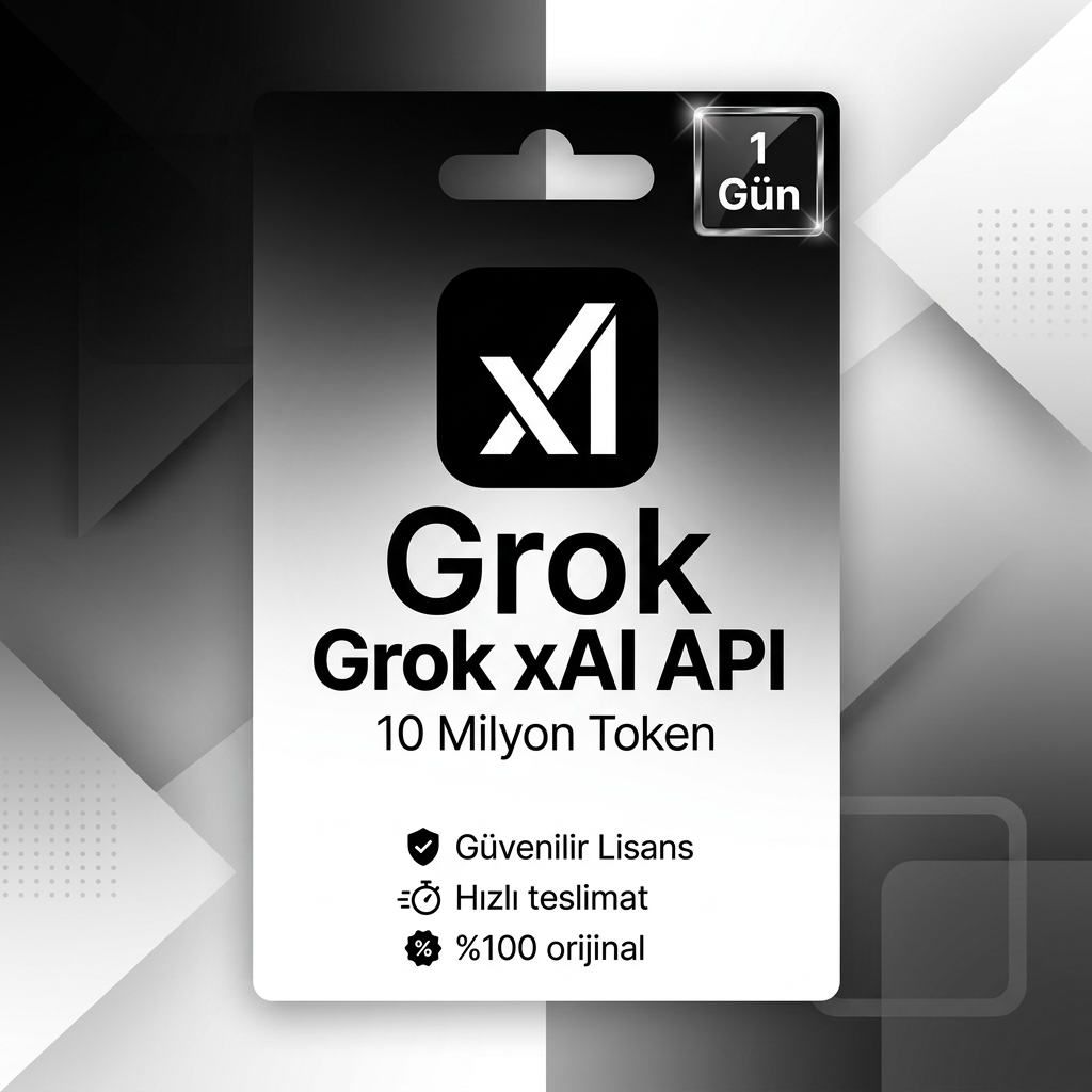 Grok xAI API 10 Milyon Token - 1 Gün