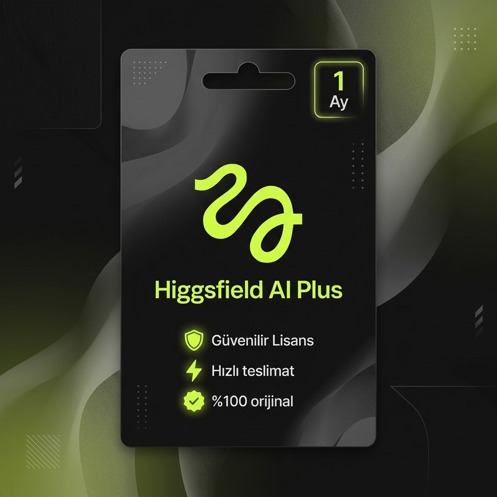 Higgsfield AI Plus - 1 Aylık (Garanti: Yok)