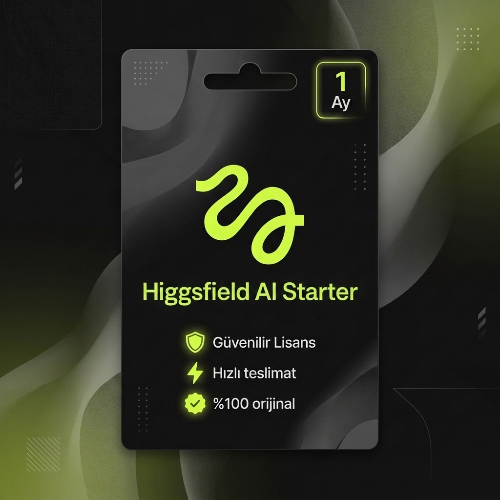 Higgsfield AI Starter - 1 Aylık (Garanti: Yok)