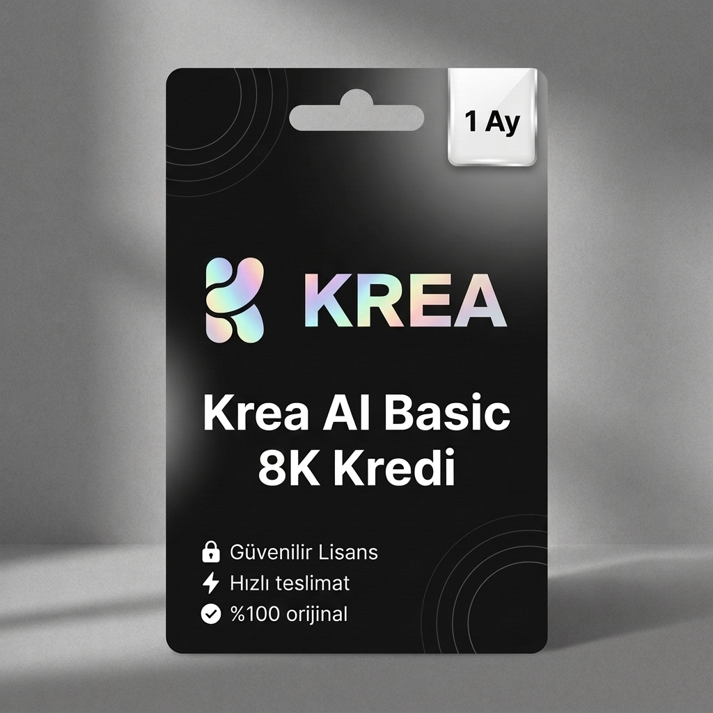 Krea AI Basic 8K Kredi - 1 Aylık (Garanti: Yok)