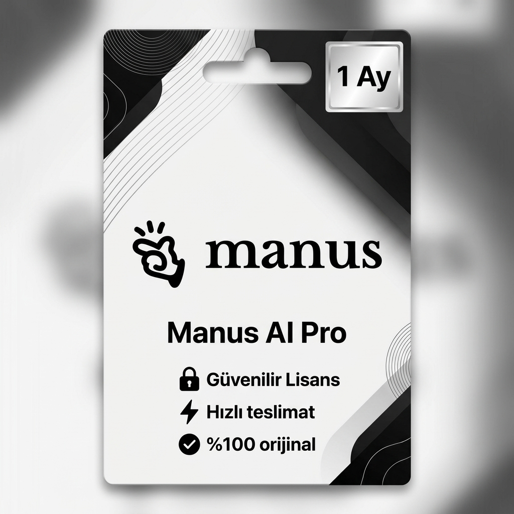 Manus AI Pro - 1 Aylık (Garanti: Yok)